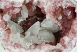 Sparkly, Pink Amethyst Geode Half - Argentina #170168-1